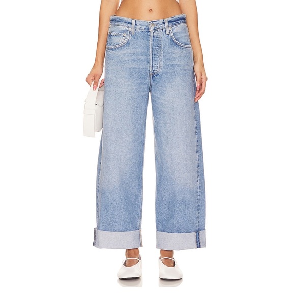 Citizens of Humanity Ayla Baggy cuffed cropped in Gemini - Picture 1 of 4